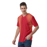 Dilfa's Men's Spectrum V-Neck Sport Mesh T-Shirt