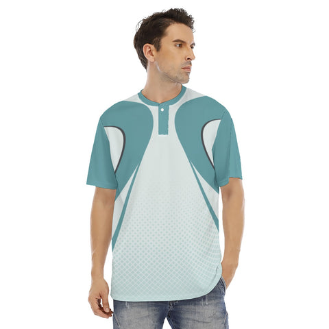 Men's Soccer Jersey With Button Closure
