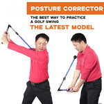 Golf Swing Training Aid Stick Posture Corrector Practice Swing Trainer Aid Improve Hinge Forearm Rotation Shoulder Turn Light