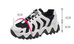 Canvas mesh breathable fashion casual running female shoes