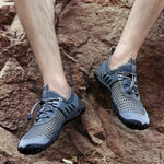 Mountaineering outdoor casual shoes - wading quick-drying elastic band shoes