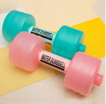Water plastic polypropylene dumbbells for fitness
