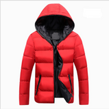 Winter Thick men's puffer padded hooded jacket