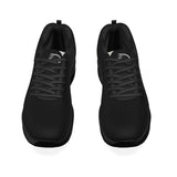 Classic Black Men's Flying Woven Sports Shoes
