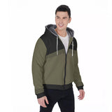 Active Men's Heavy Fleece Zip Up Hoodie