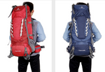 Outdoor mountaineering backpack men and women travel bags 80L sport double shoulder