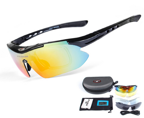 RockBros Polarized Cycling SunGlasses Outdoor Sports Men Women 5 Lens