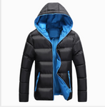 Winter Thick men's puffer padded hooded jacket