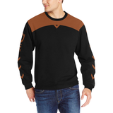 Striking Arrow Sweatshirt - Men's Rib Cuff Crew Neck Sweatshirt