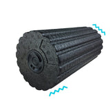 Electric vibration foam roller fitness massage for backrest leg relaxing and workout recovery