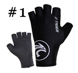 X-Tiger Anti-sweat Cycling Finger Gloves Sports Bicycle Gloves Anti-slip Anti-shock Bicycle MTB Glove 6 Colors