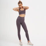 Sport Bra and High Waist Legging Yoga exercise suit