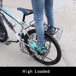 Bicycle basket folding