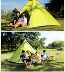 Double Layer 5-8 Persons Waterproof Camping Pyramid Tipi Tent Family Camping Grassland Big Kids Tent - Buy Tent