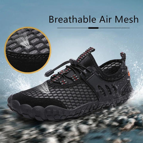 Mountaineering outdoor casual shoes - wading quick-drying elastic band shoes